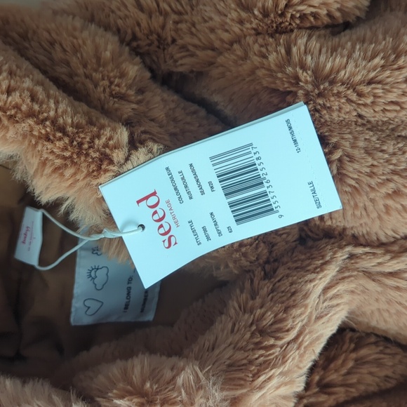 Seed baby teddy jacket 12-18 m - Picture 3 of 4